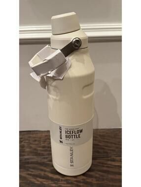 Stanley 50oz IceFlow Fast Flow Water Bottle Angled Spout Lid  Cream Color NEW